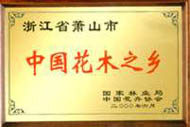 中国萧山花木之乡